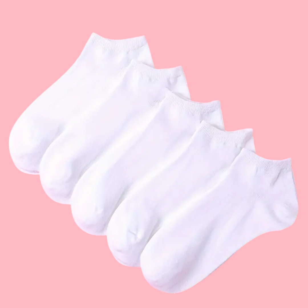 Pack de Calcetines Simples Blancos